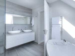 bathroom cleaning