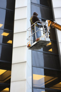 cherry picker window cleaning