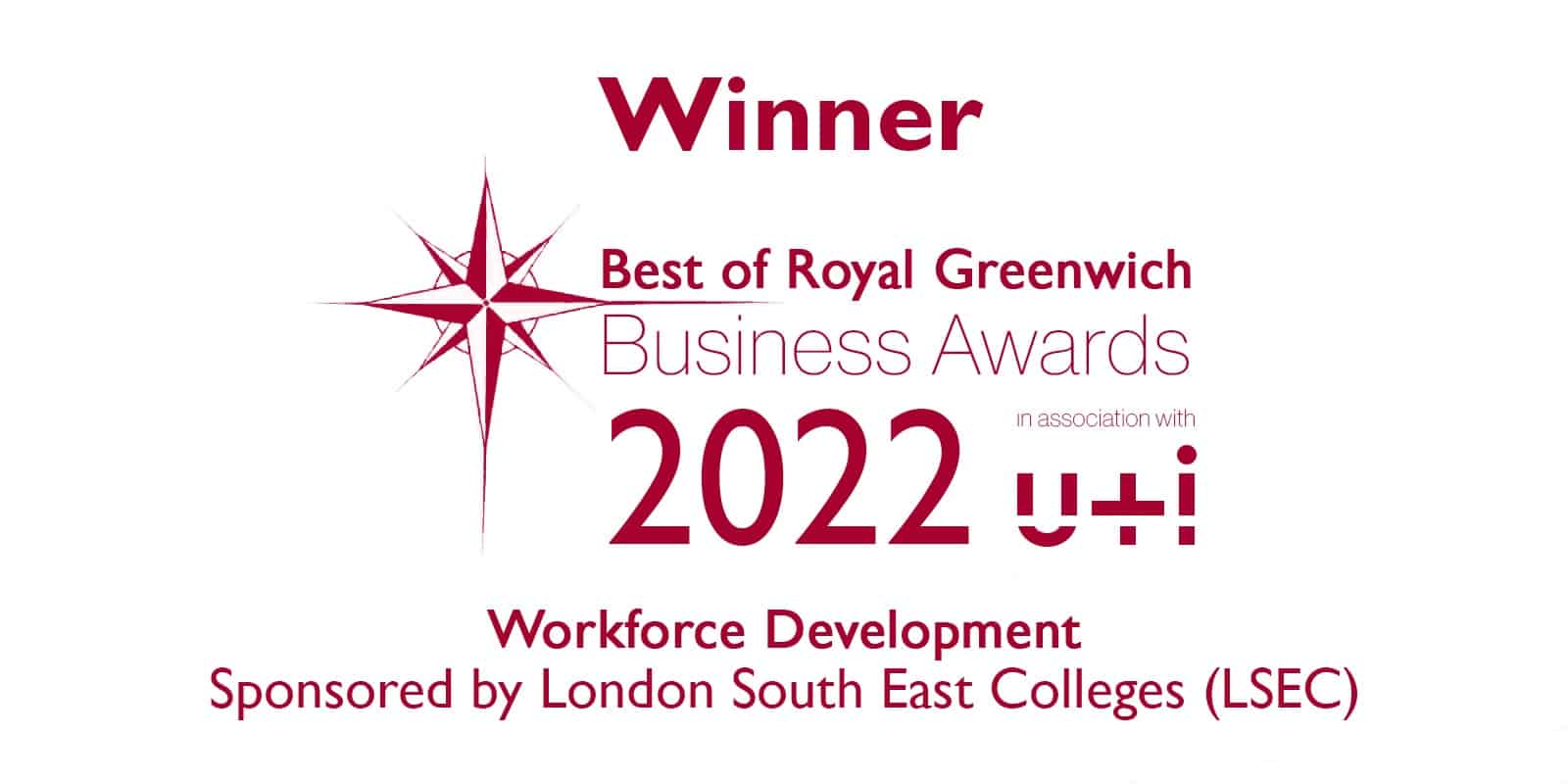 the royal greenwich business award 2022 for workforce development