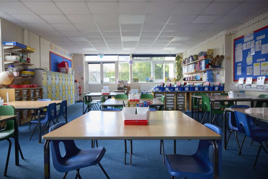 primary school classroom