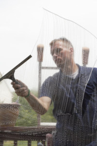 traditional window cleaning